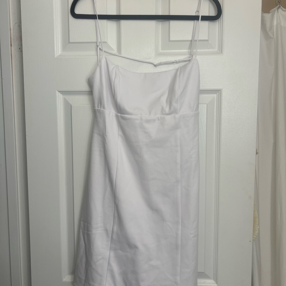NWT Abercrombie White Spaghetti Strap Mini Dress - Picture 4 of 7